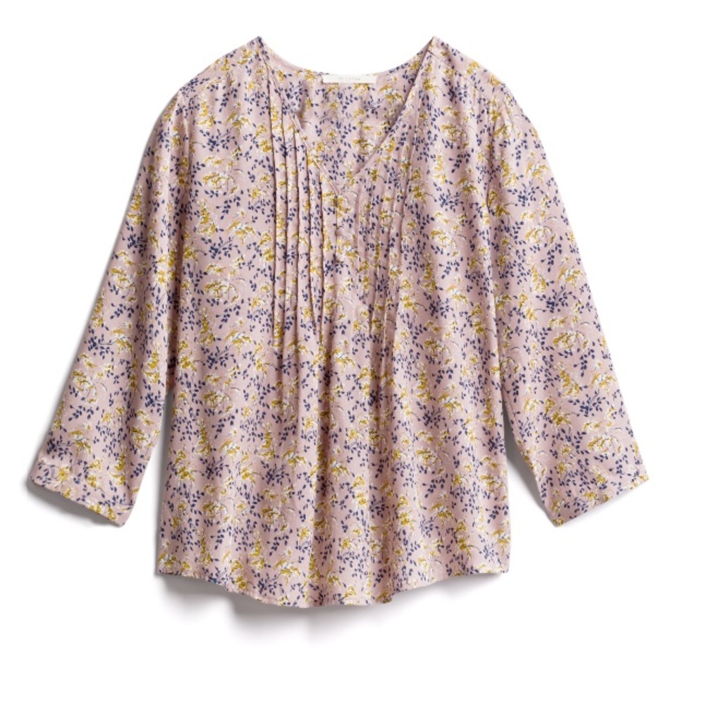 Fun2fun 3/4 sleeve floral stitch fix top